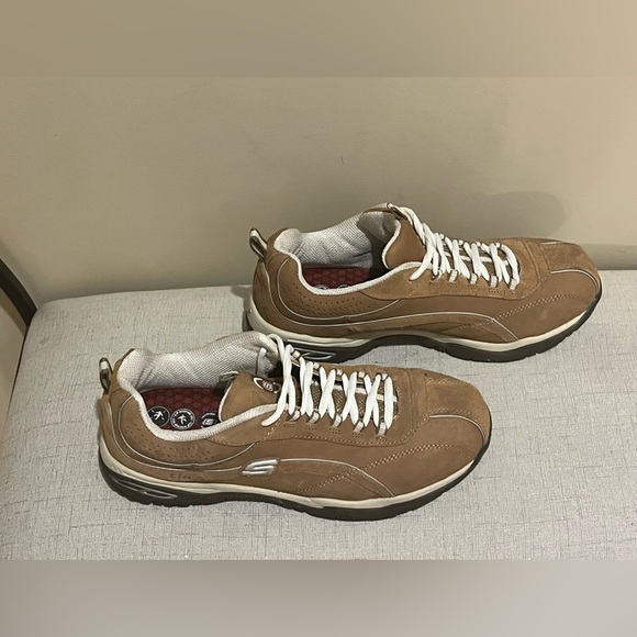 SKECHERS WORK Women's Meribel Steel Toe Work Shoe Brown - 76348/BRN, size 8 - Picture 4 of 10